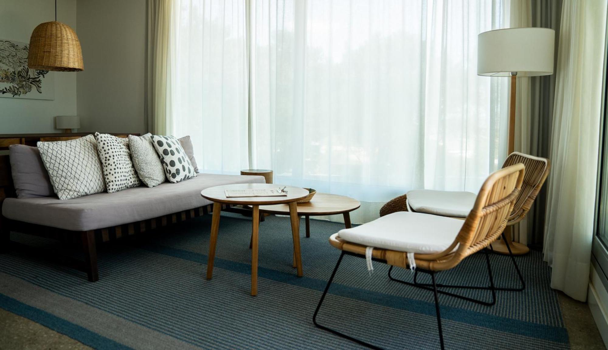 Casagrande Hotel & Beach Club José Ignacio Eksteriør billede A living room at the hotel